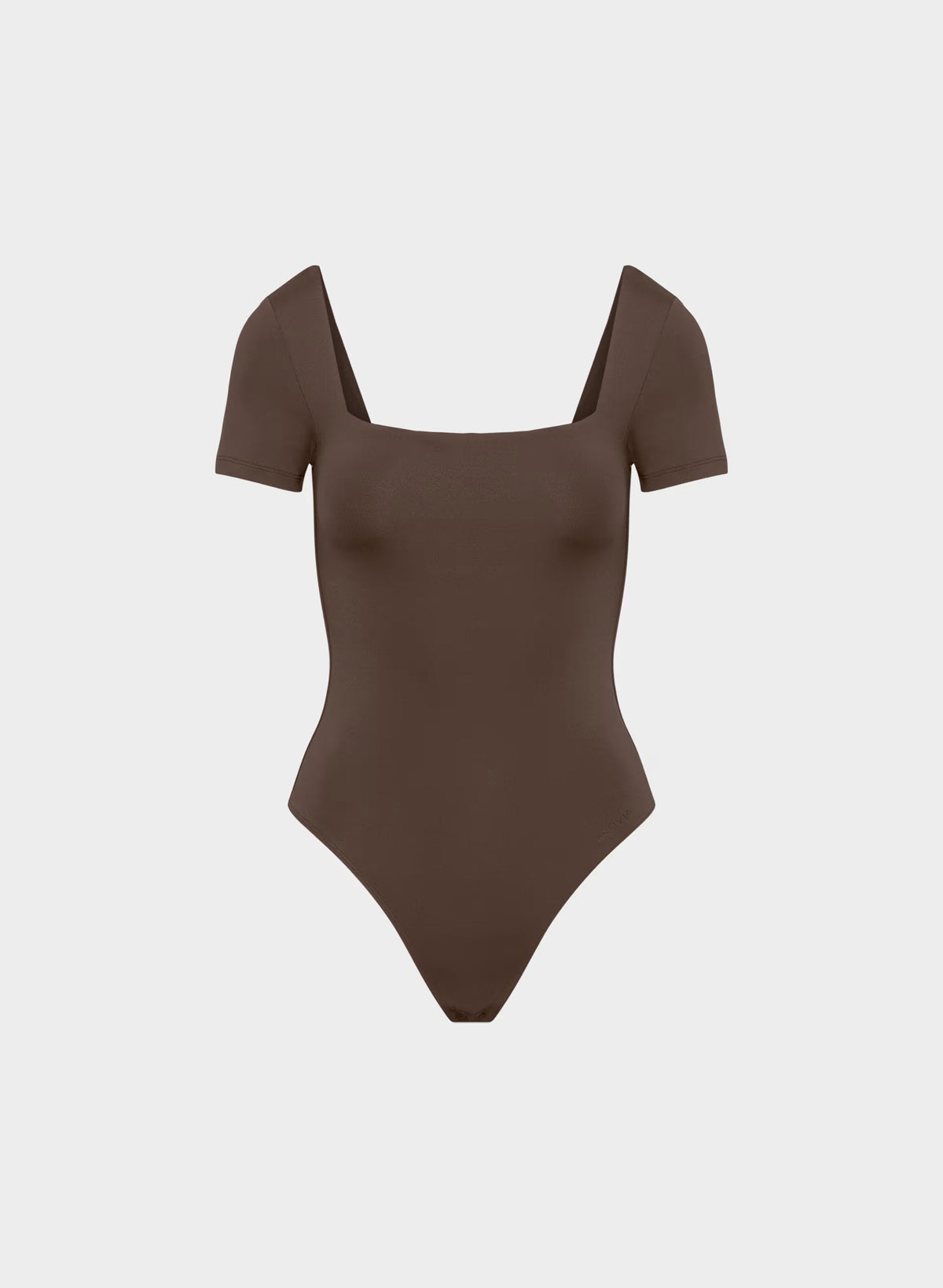 Original Contour Manner Squareneck Bodysuit - RICH MOCHA BROWN