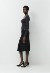 Original Contour Headway Squareneck Bodysuit - BLACK