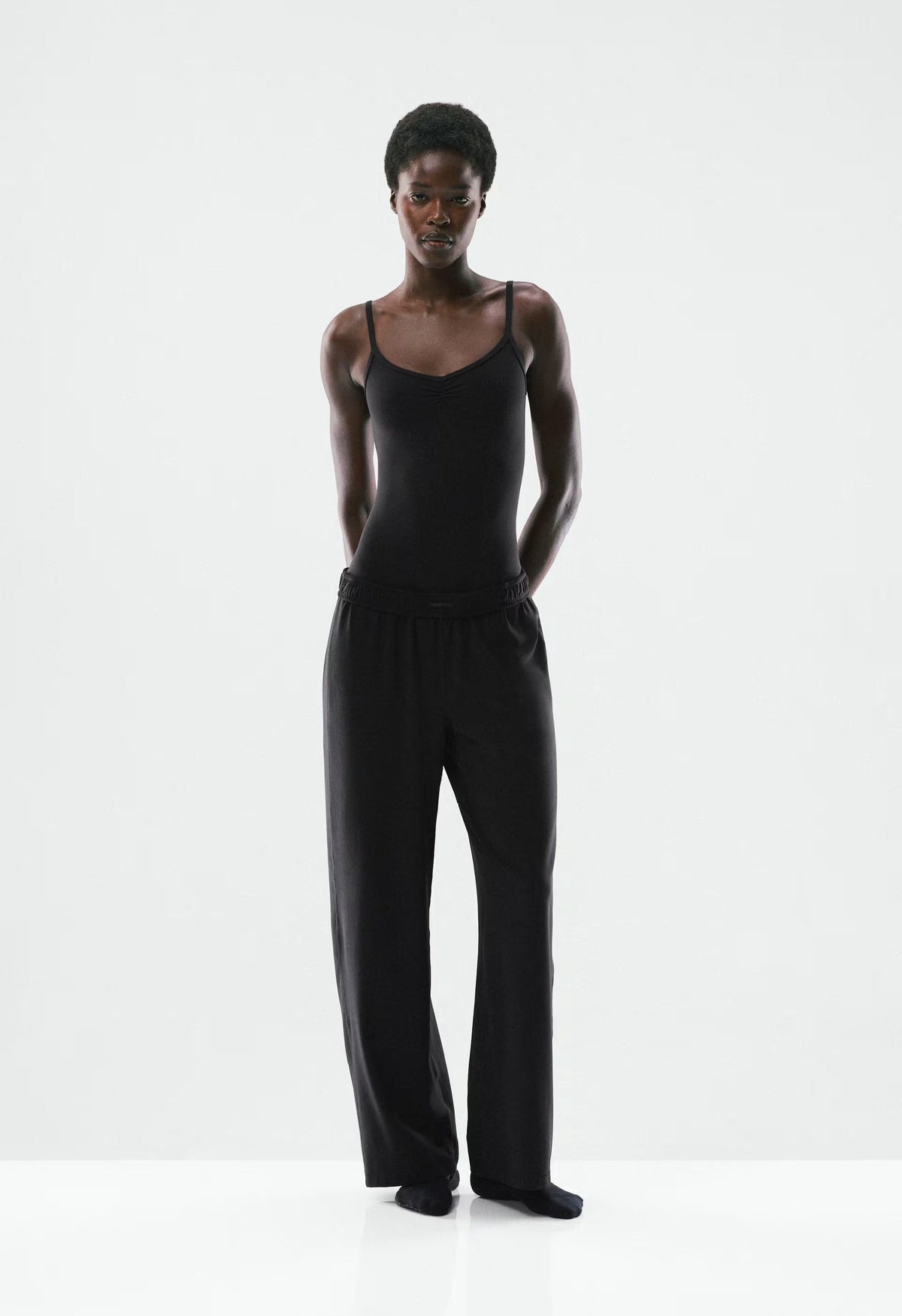 BUTTER Glissade Cami Bodysuit - BLACK