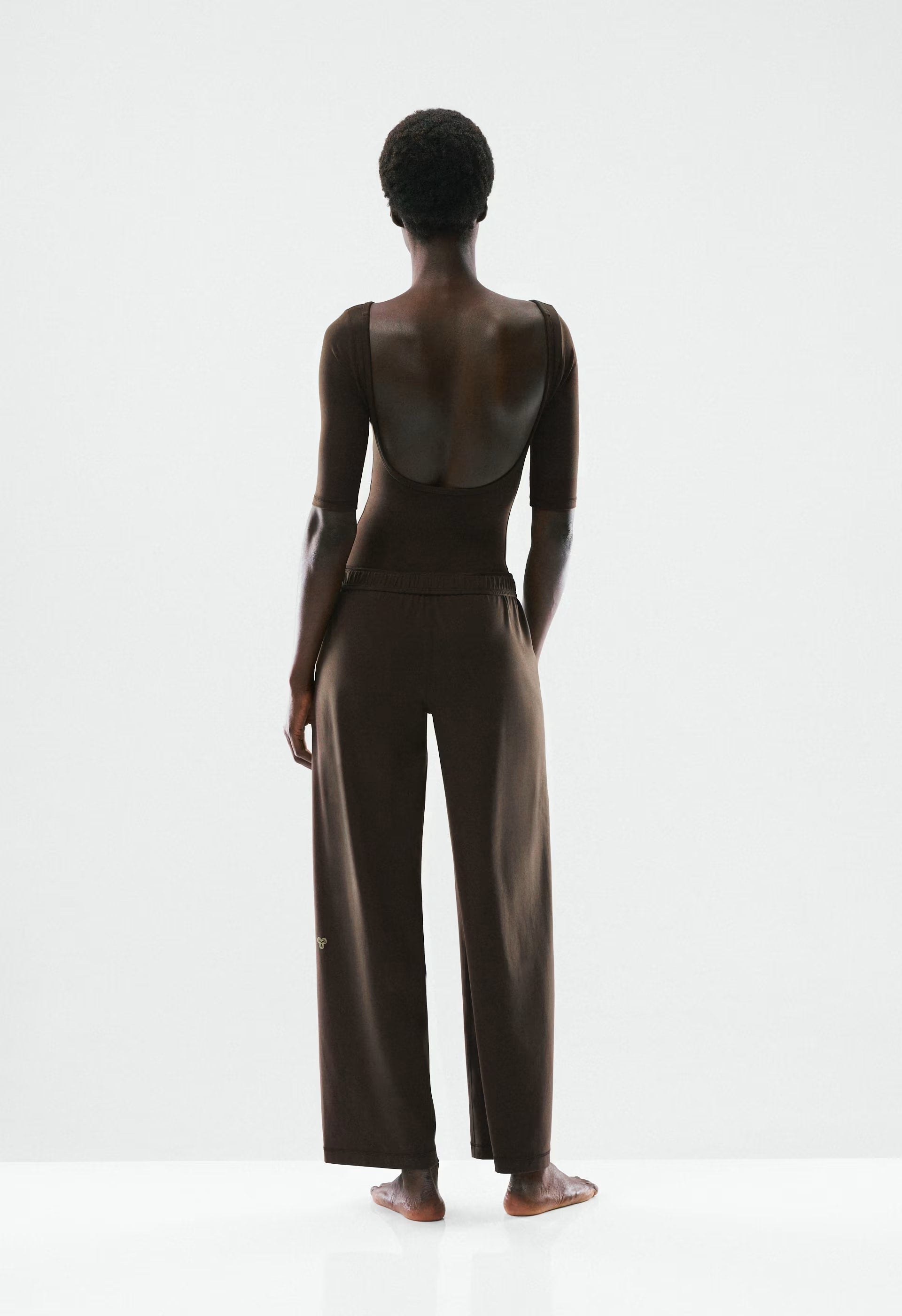 BUTTER Practice Bodysuit - CACAO NIB BROWN