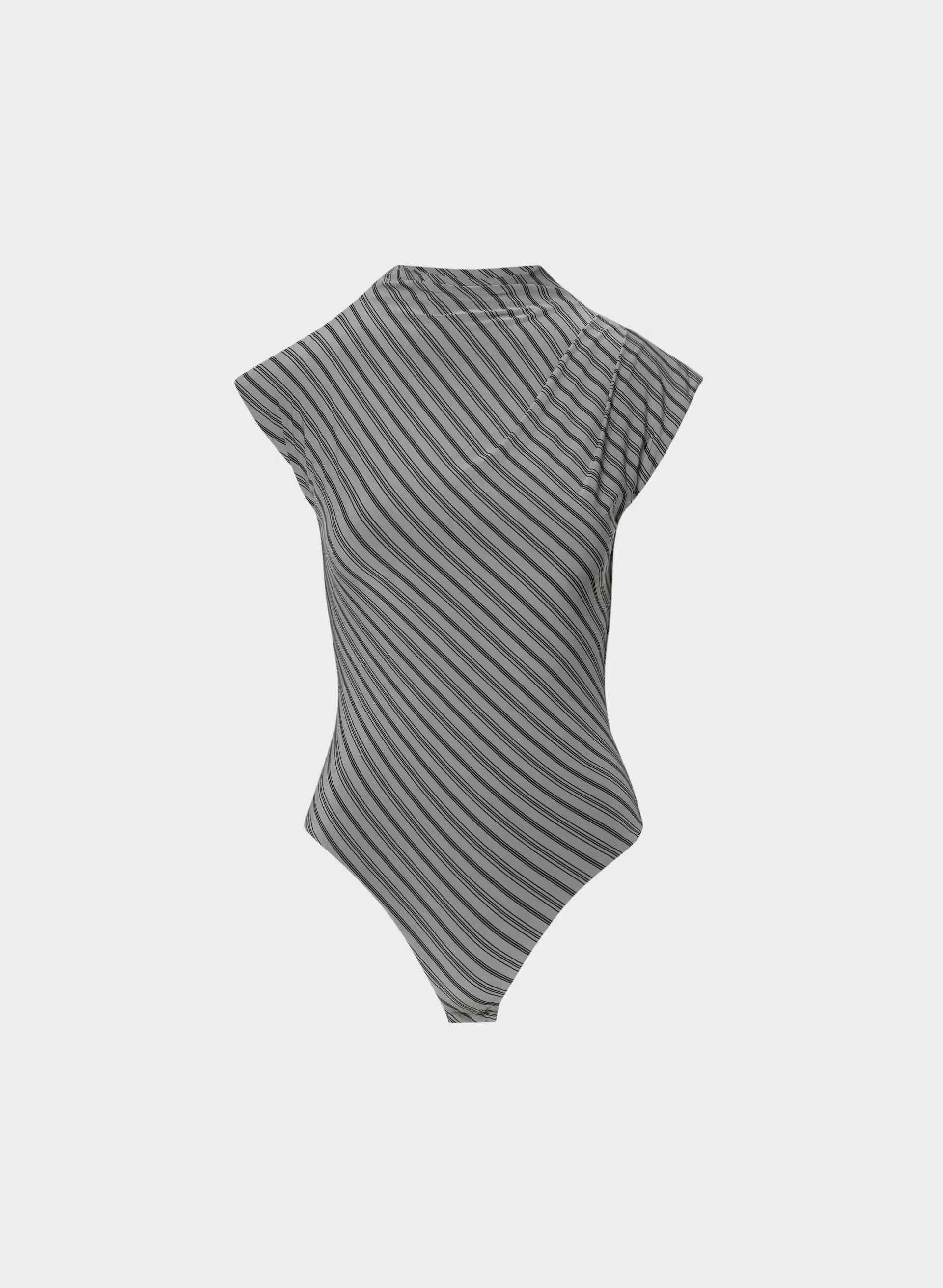 Smooth Matter™ Palladium Bodysuit - DARK GREY/BLACK