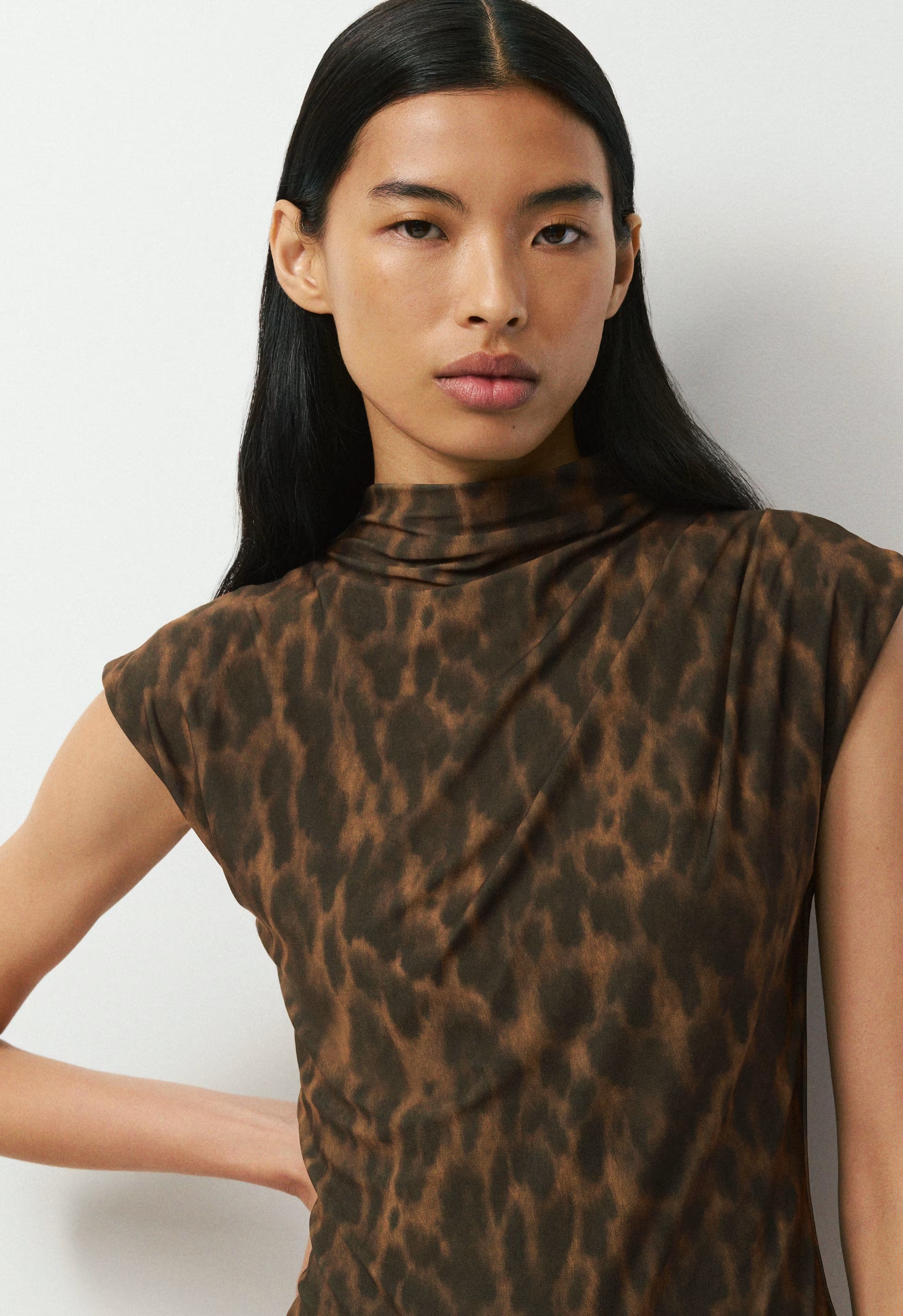Smooth Matter™ Palladium Bodysuit - CELLO BROWN /BLACK