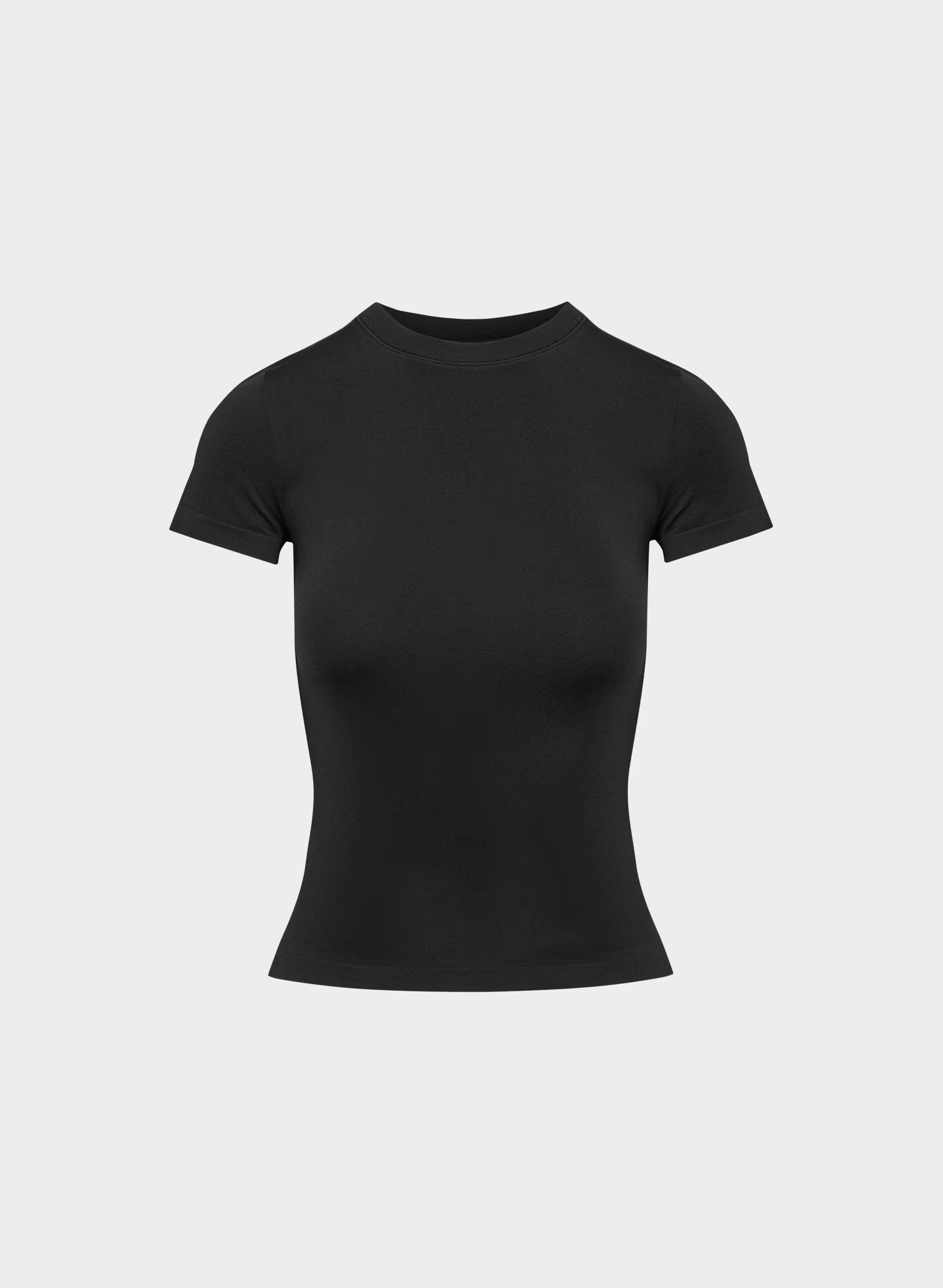 Smooth Seamless Willow T-Shirt - BLACK
