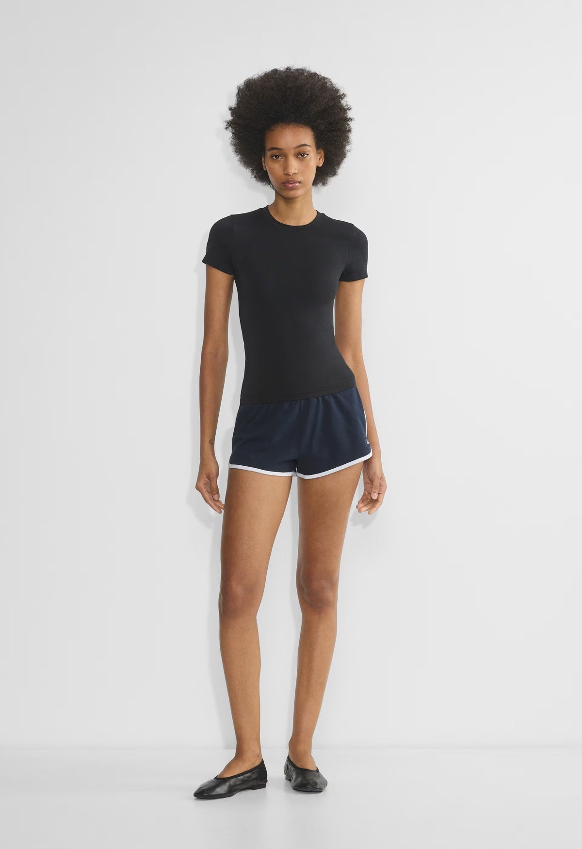 Smooth Seamless Willow T-Shirt - BLACK