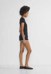 Smooth Seamless Willow T-Shirt - BLACK