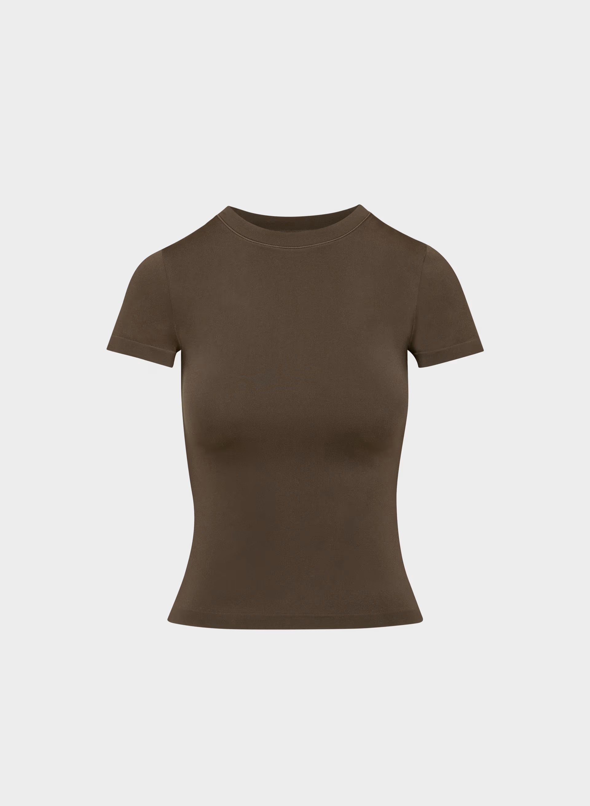 Smooth Seamless Willow T-Shirt - RICH MOCHA BROWN
