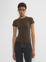 Smooth Seamless Willow T-Shirt - RICH MOCHA BROWN