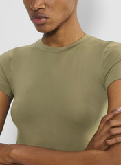 Smooth Seamless Willow T-Shirt - SUNDRIED OLIVE