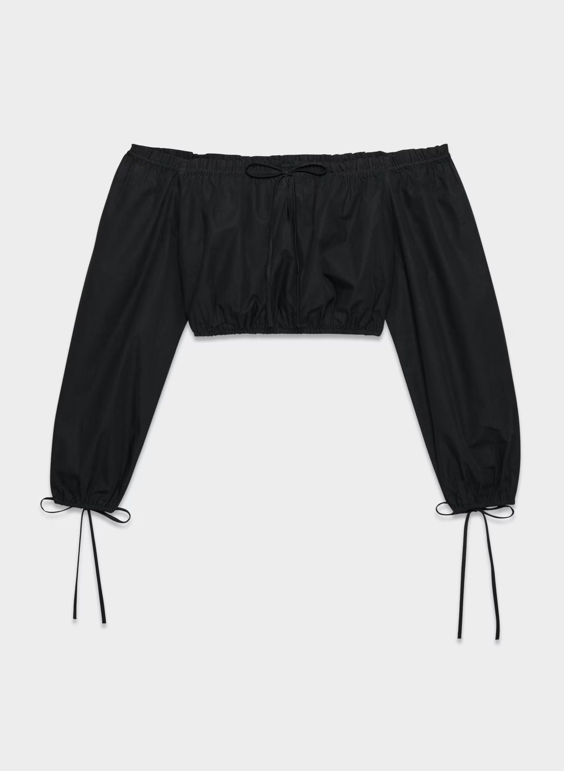 Wordsworth Poplin Blouse - BLACK