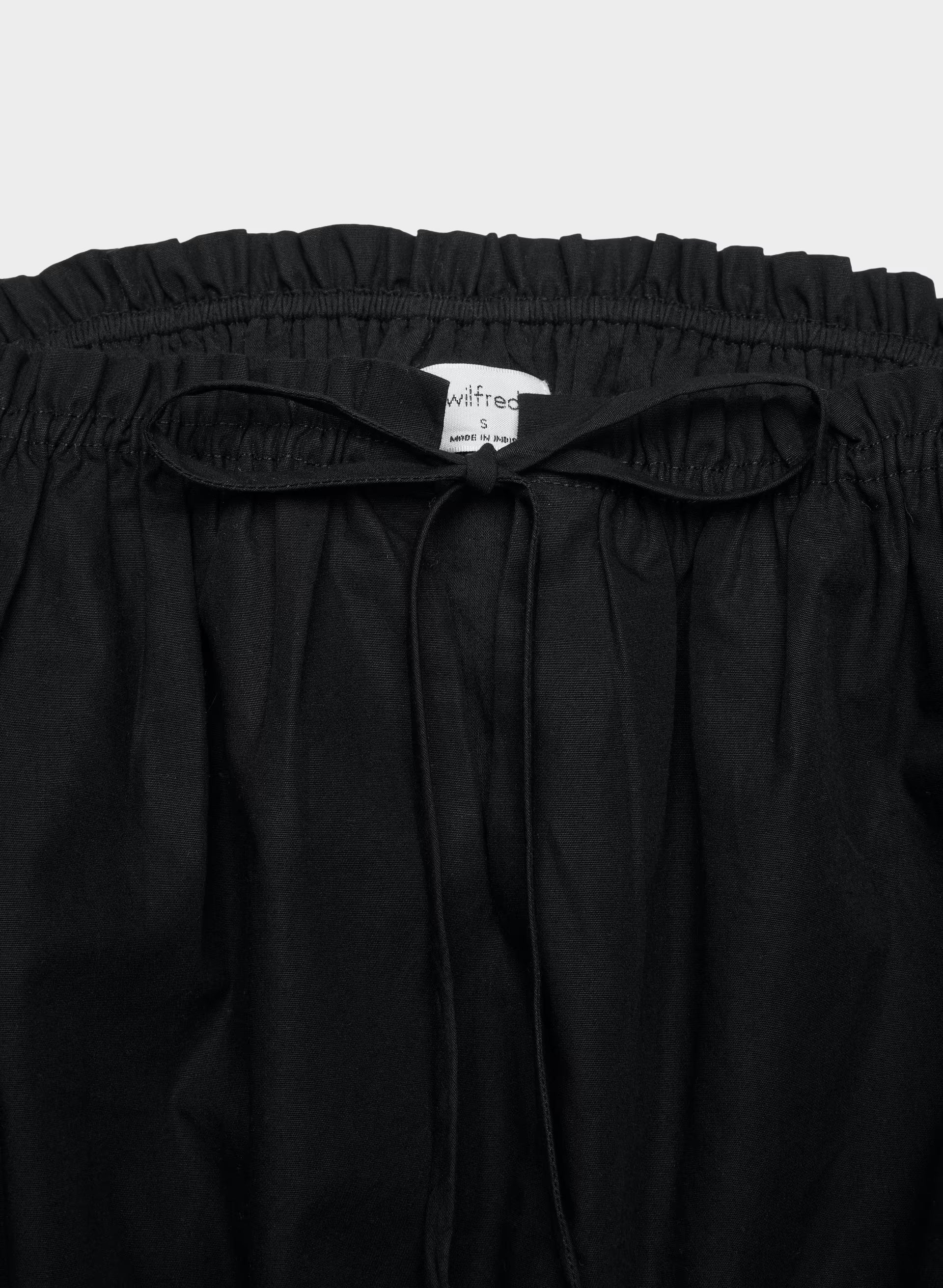 Wordsworth Poplin Blouse - BLACK