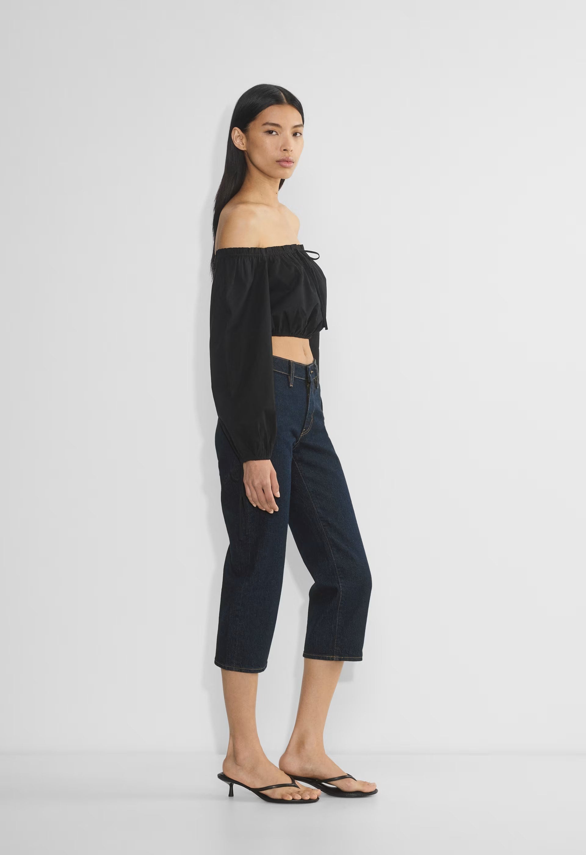 Wordsworth Poplin Blouse - BLACK
