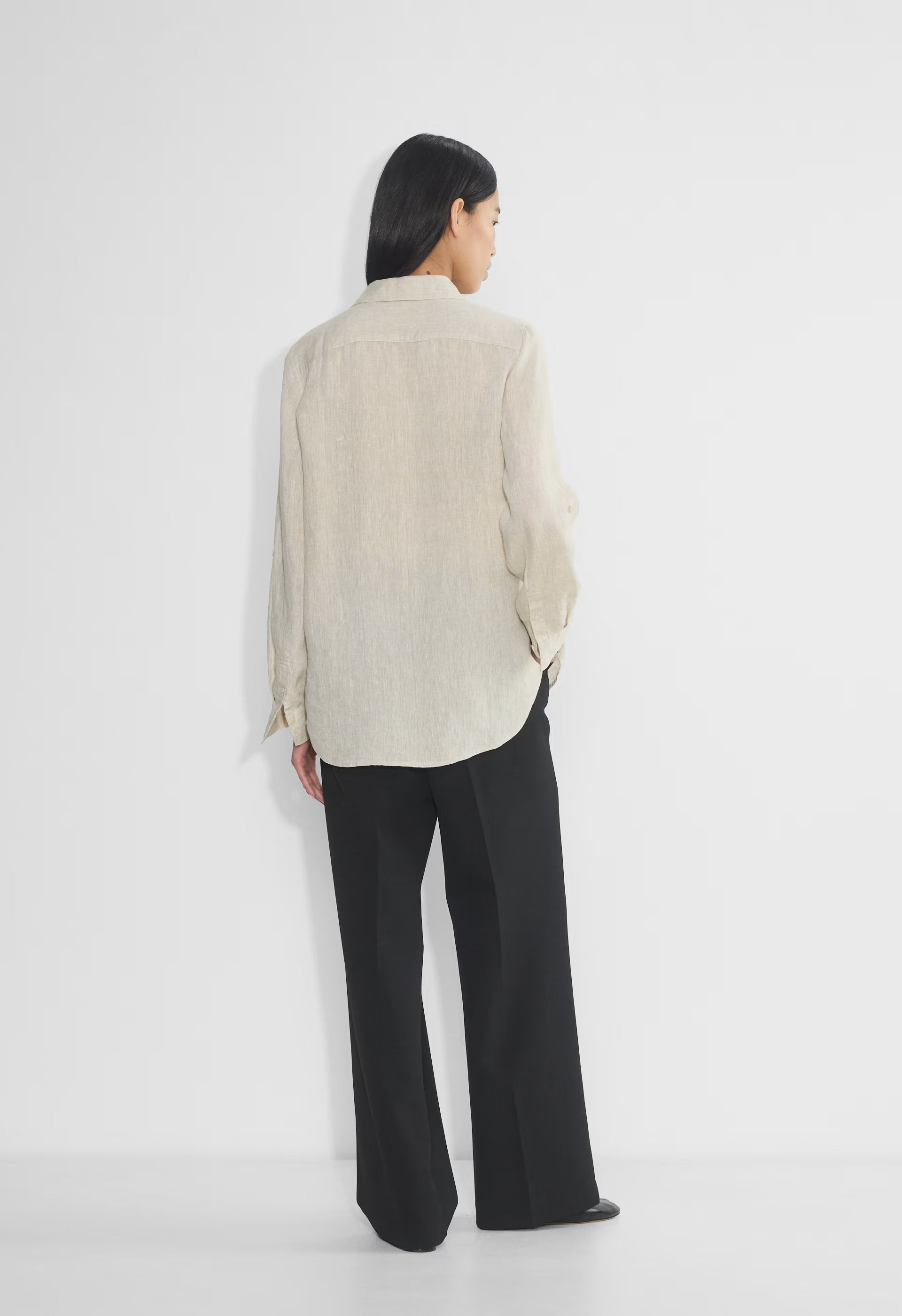 Utility Linen Shirt - NATURAL ECRU