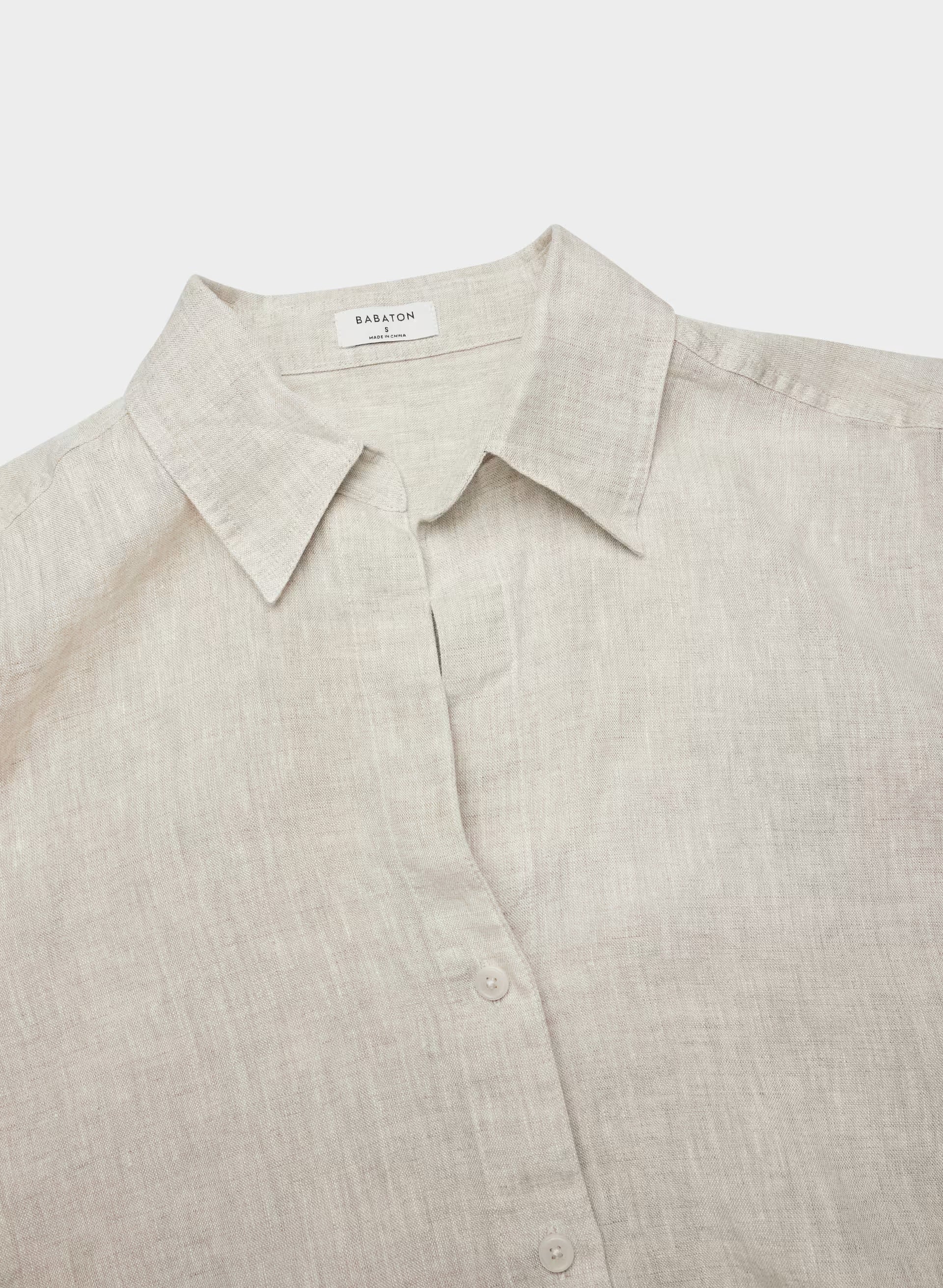 Archive Linen Shirt - NATURAL ECRU