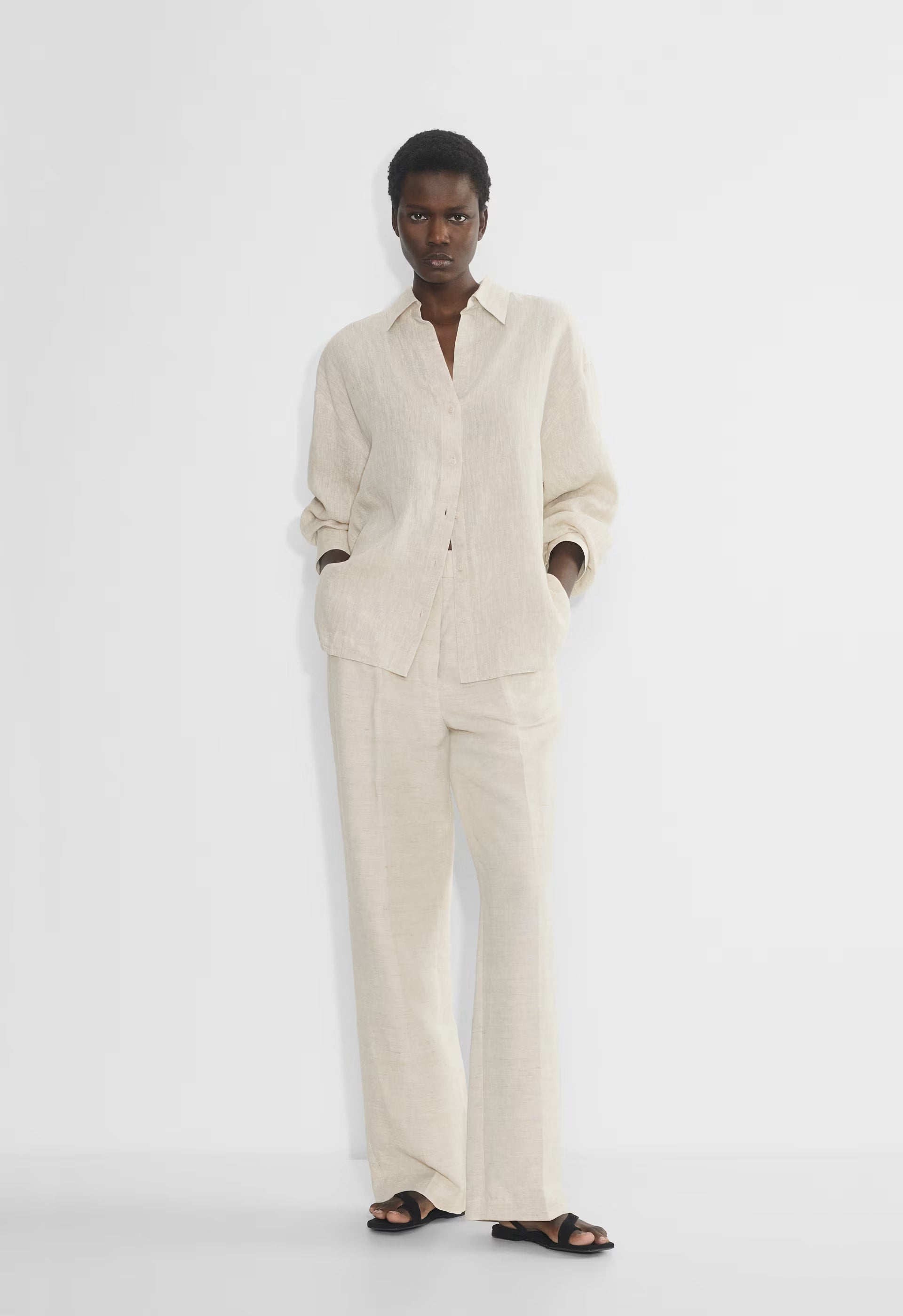 Archive Linen Shirt - NATURAL ECRU