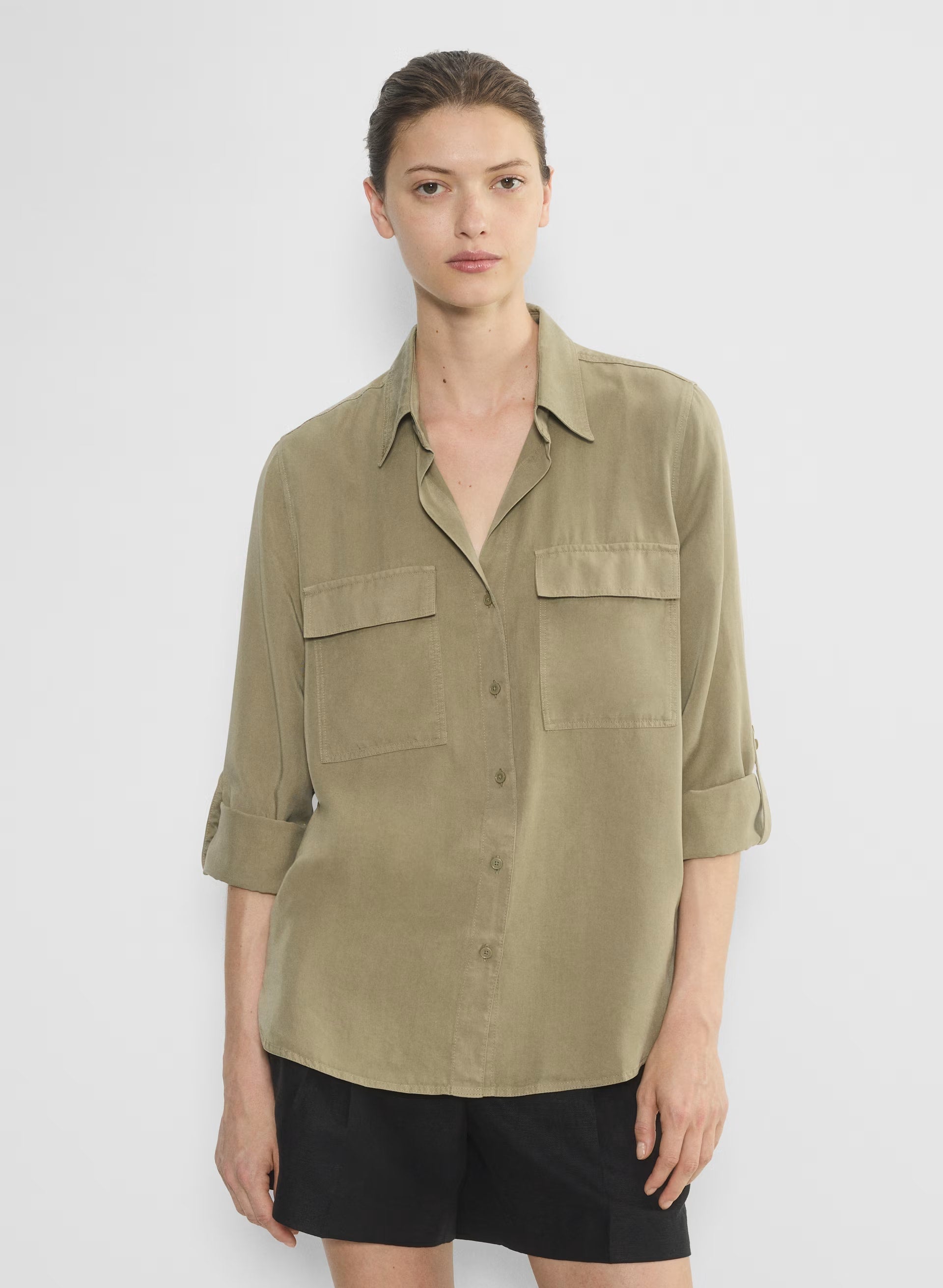 Utility Shirt - FADED SUNDRIED OLIVE