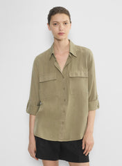 Utility Shirt - FADED SUNDRIED OLIVE
