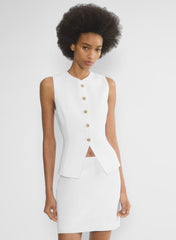 CruiseLinen™ Regal Vest - WHITE