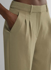 The Effortless Pant™ Curve-Fit - Crepette™ - SUNDRIED OLIVE