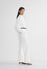 The Effortless Pant™ - CruiseLinen™ - WHITE