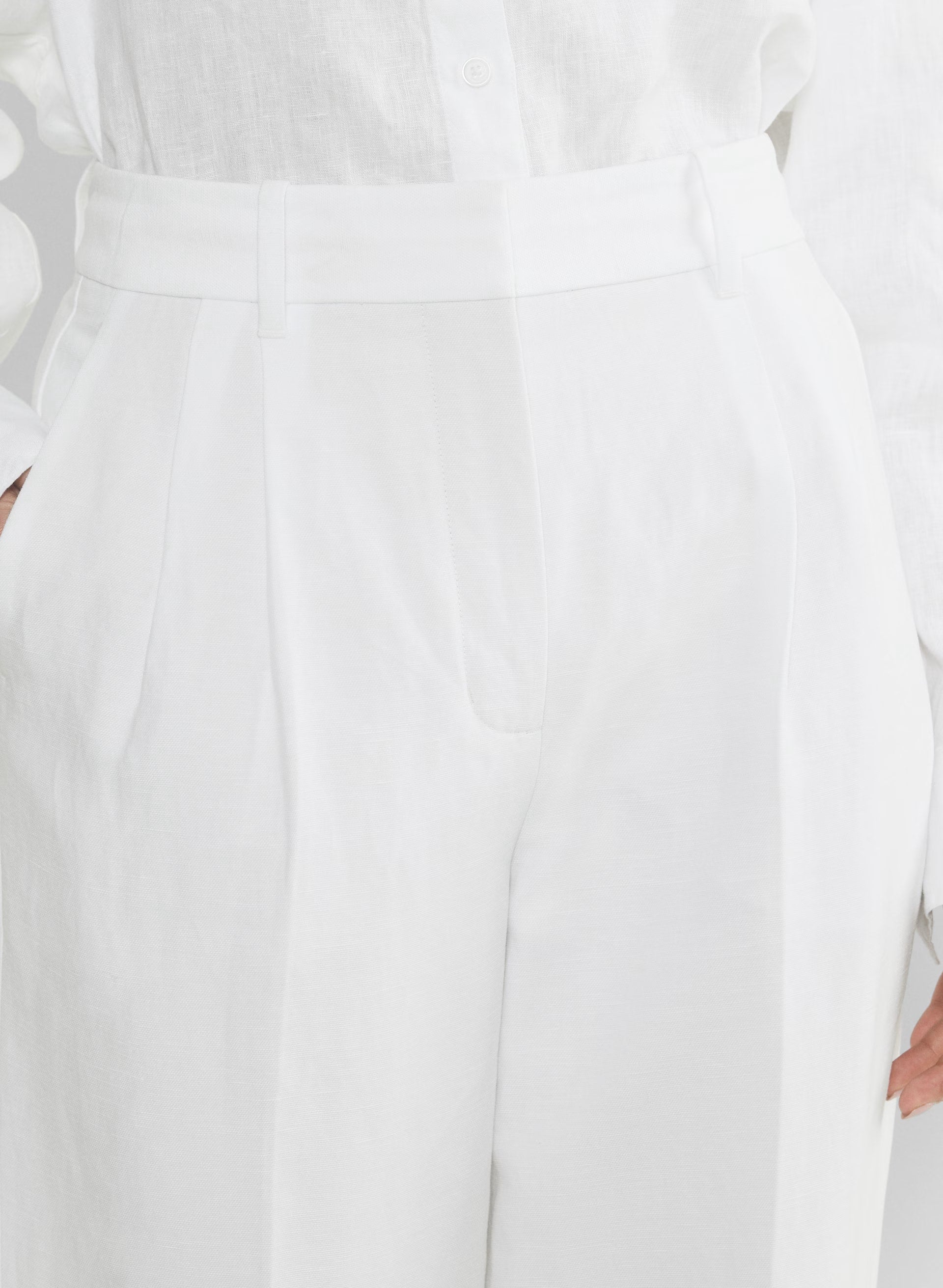 The Effortless Pant™ - CruiseLinen™ - WHITE
