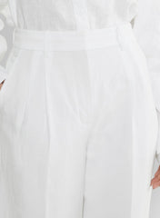The Effortless Pant™ - CruiseLinen™ - WHITE