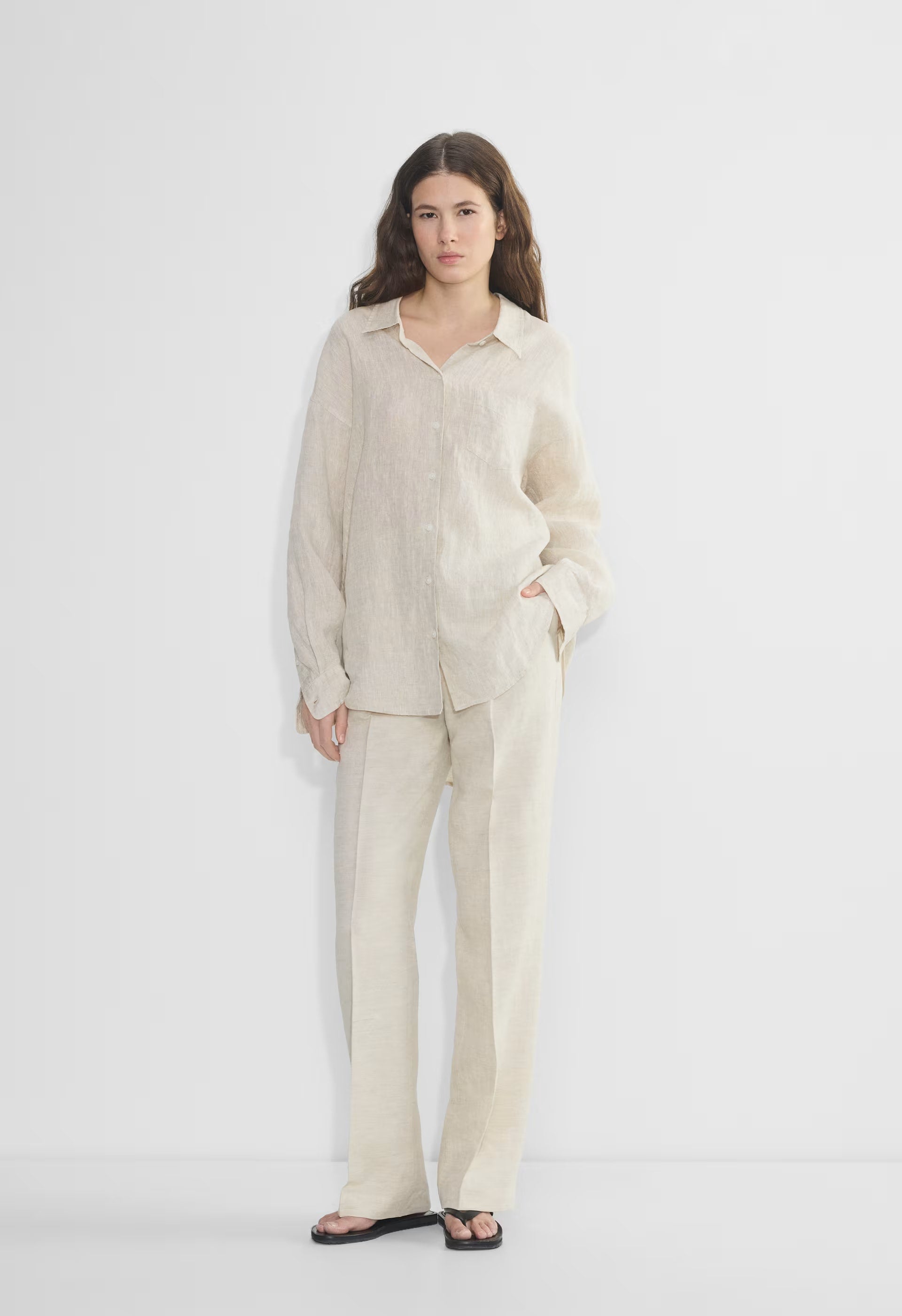 The Effortless Pant™ - CruiseLinen™ - NATURAL ECRU