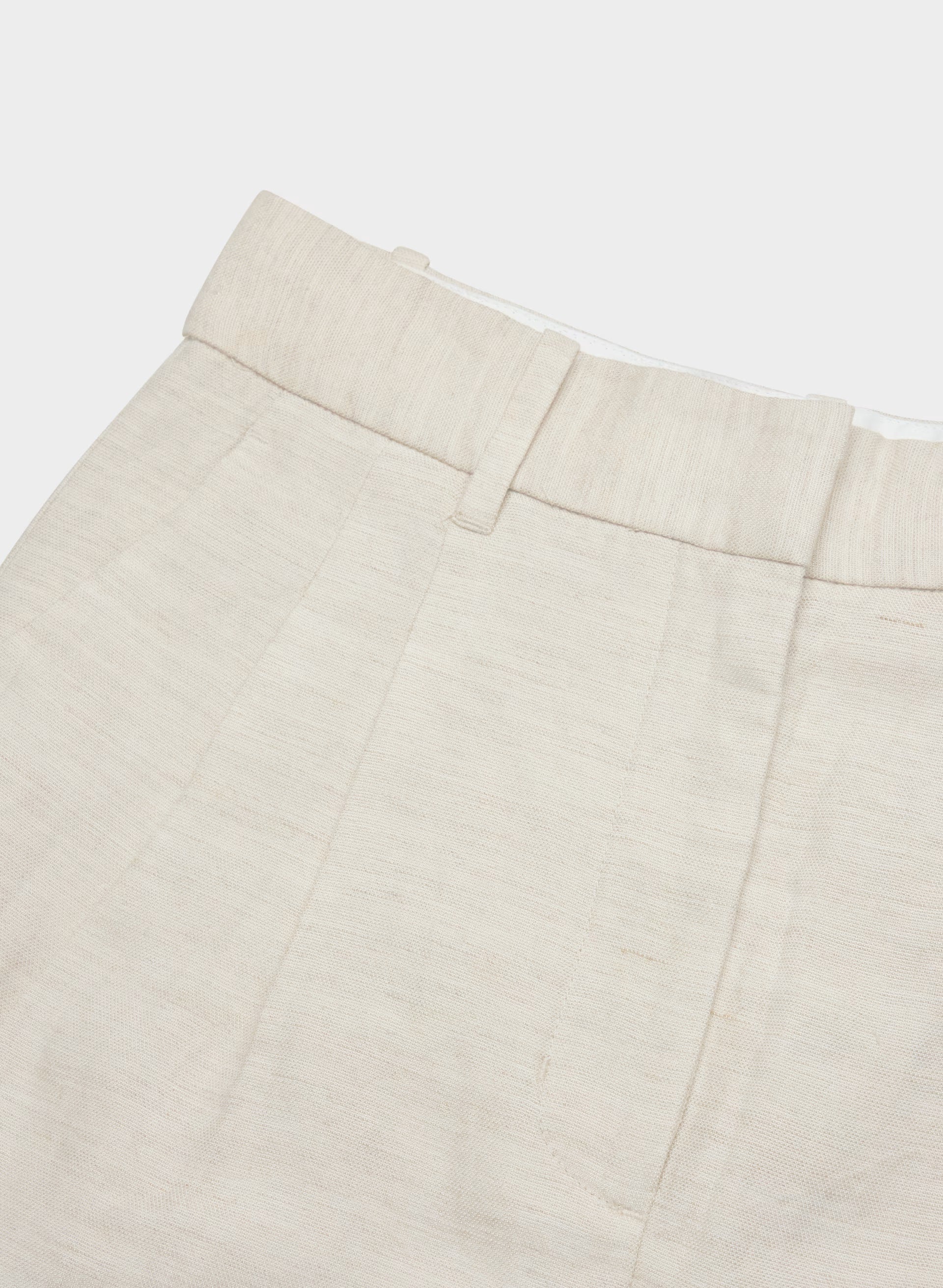 The Effortless Pant™ Cropped - CruiseLinen™ - NATURAL ECRU