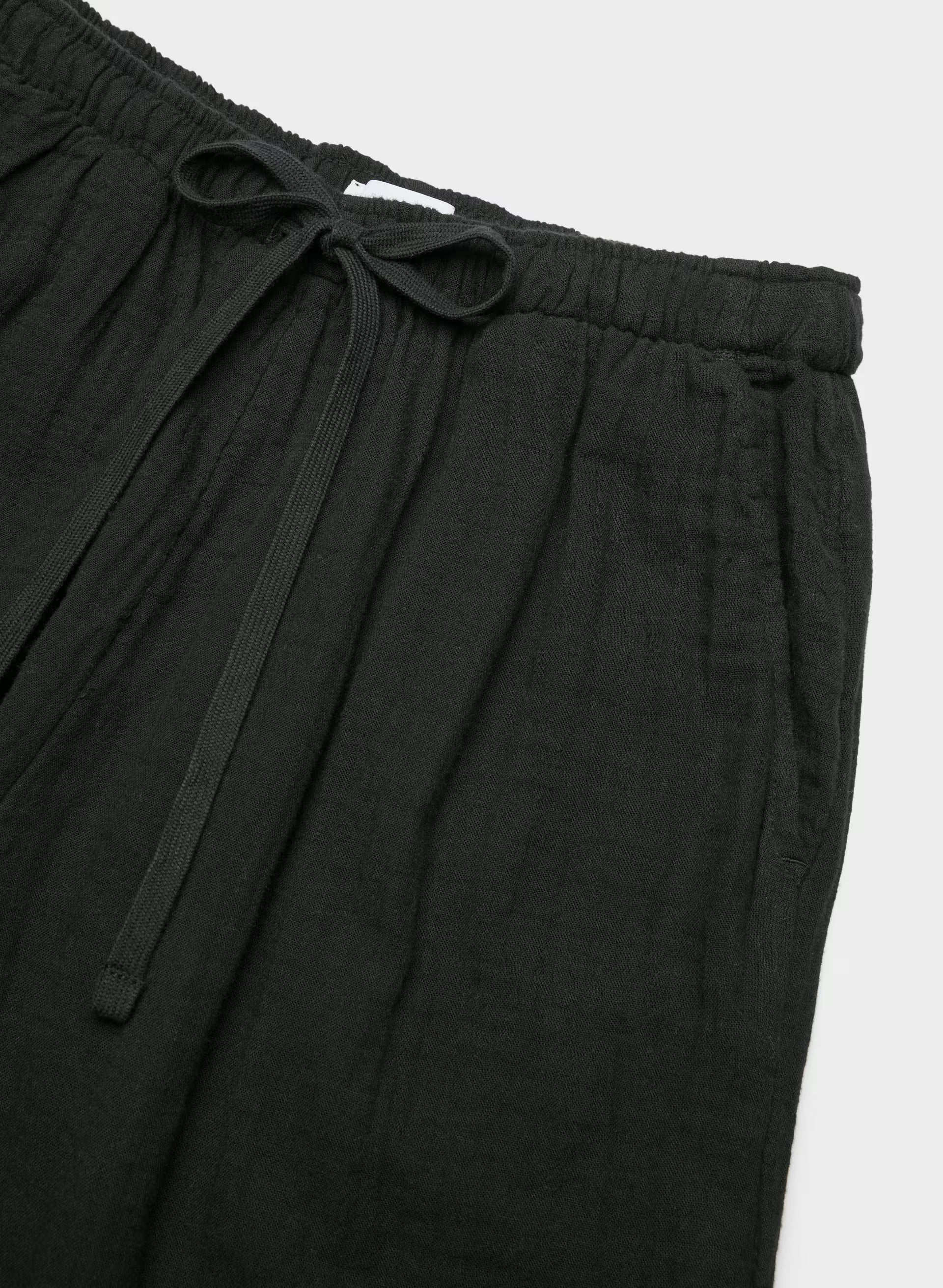 AirPlush Cotton™ Sail Pant - BLACK