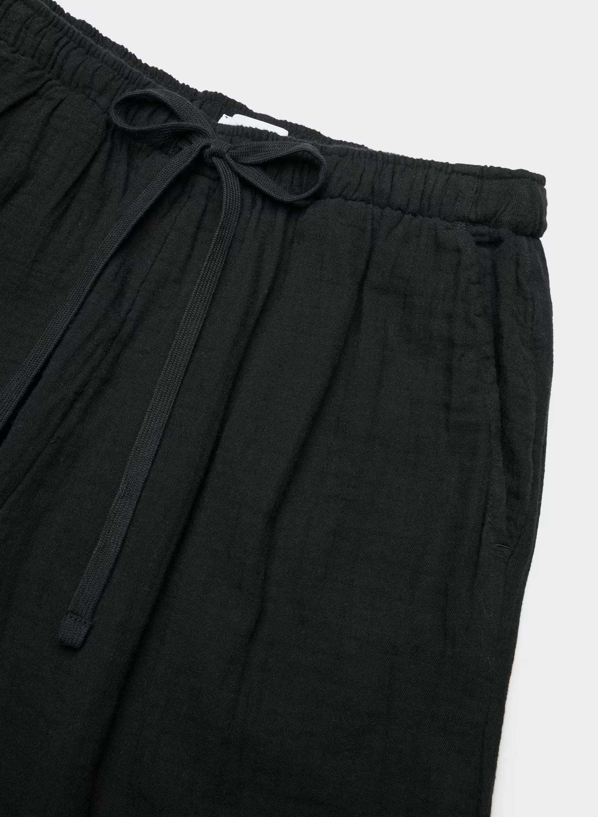 AirPlush Cotton™ Sail Pant - BLACK