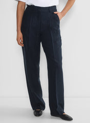 The Effortless Pant™ Curve-Fit - CruiseLinen™ - DARK NIGHT NAVY