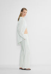 AirPlush Cotton™ Sail Pant - THEA STRP LT BR/FR BL