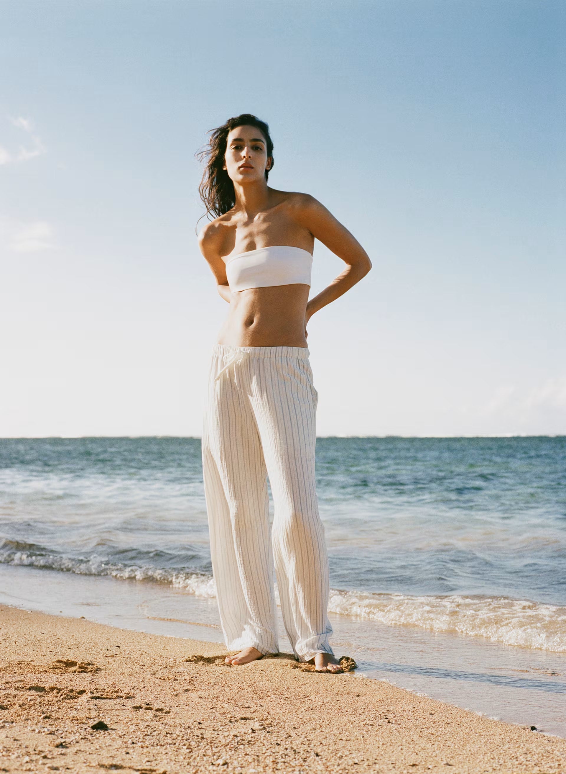 AirPlush Cotton™ Sail Pant - THEA STRP LT BR/FR BL