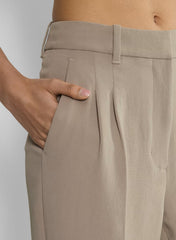 The Effortless Pant™ Cropped - Crepette™ - NOMAD TAUPE