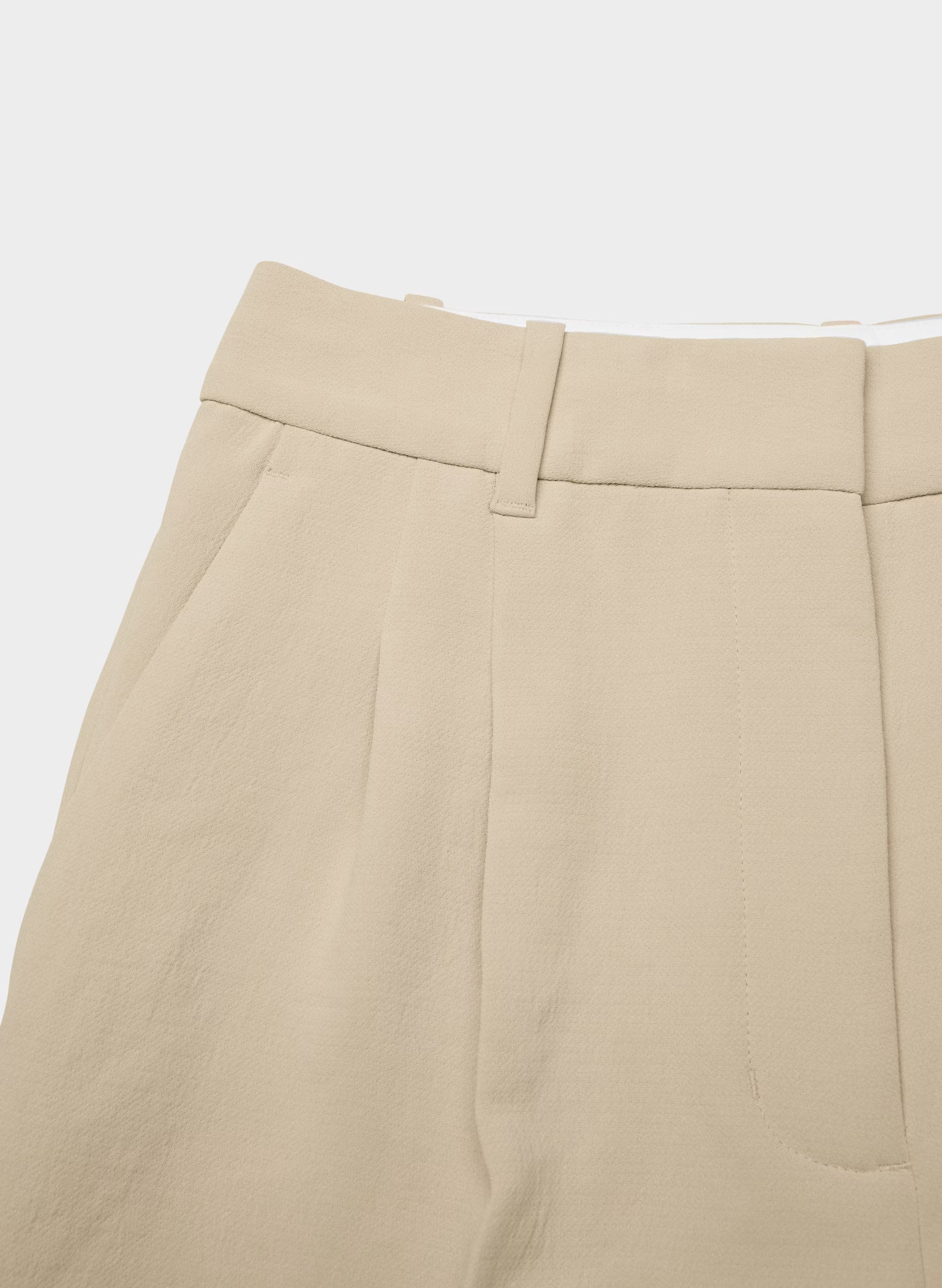 The Effortless Pant™ Cropped - Crepette™ - MARCONA BEIGE