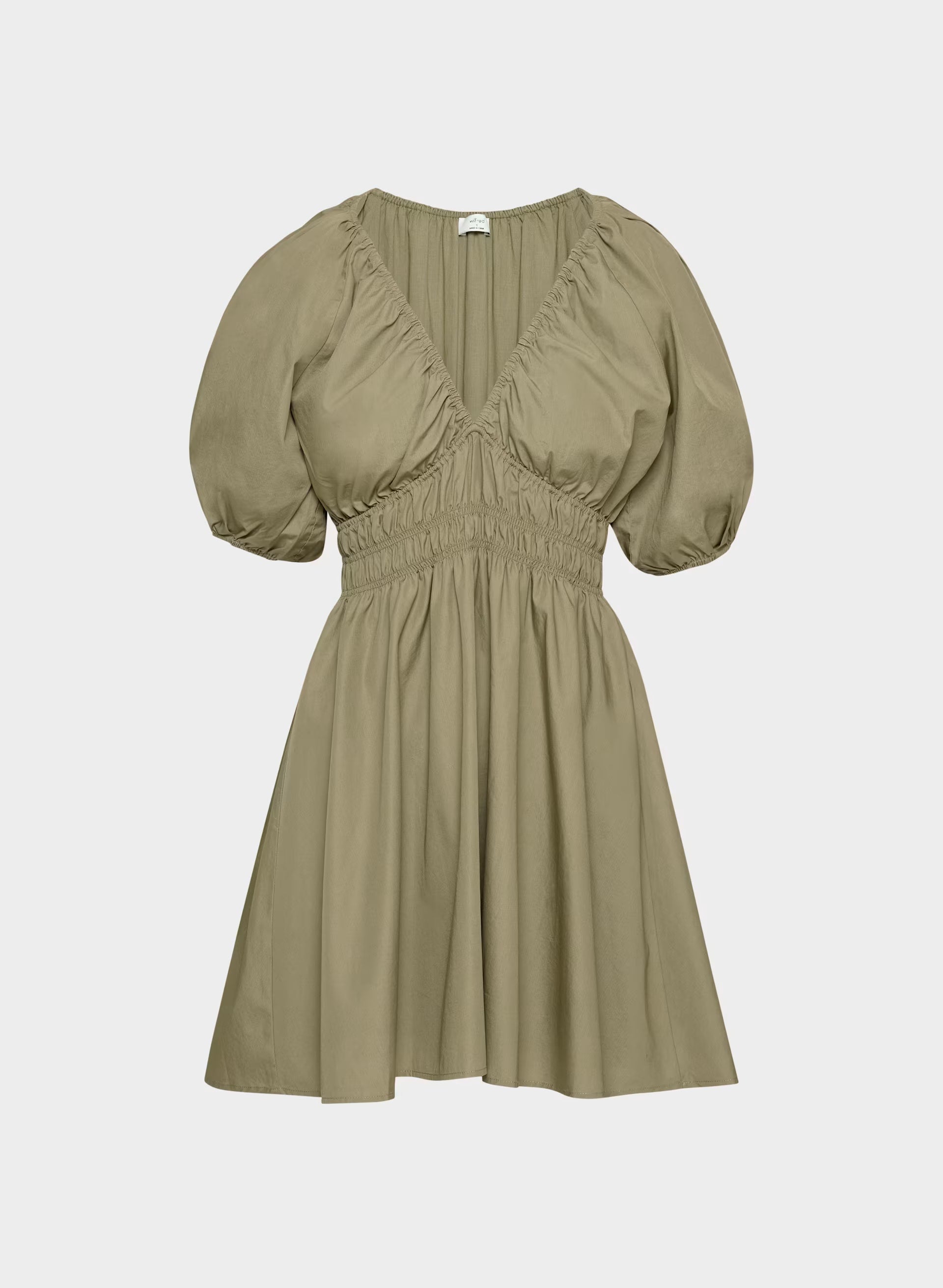 Mason Poplin Dress - SUNDRIED OLIVE