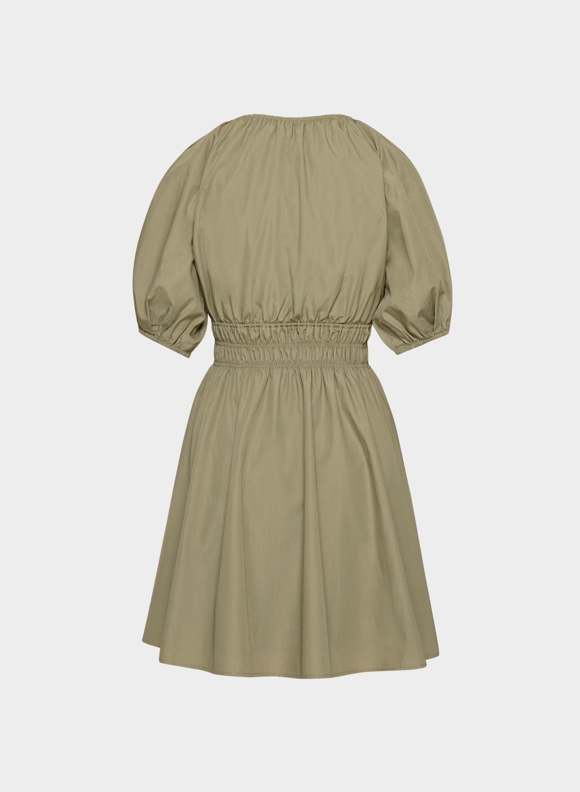 Mason Poplin Dress - SUNDRIED OLIVE