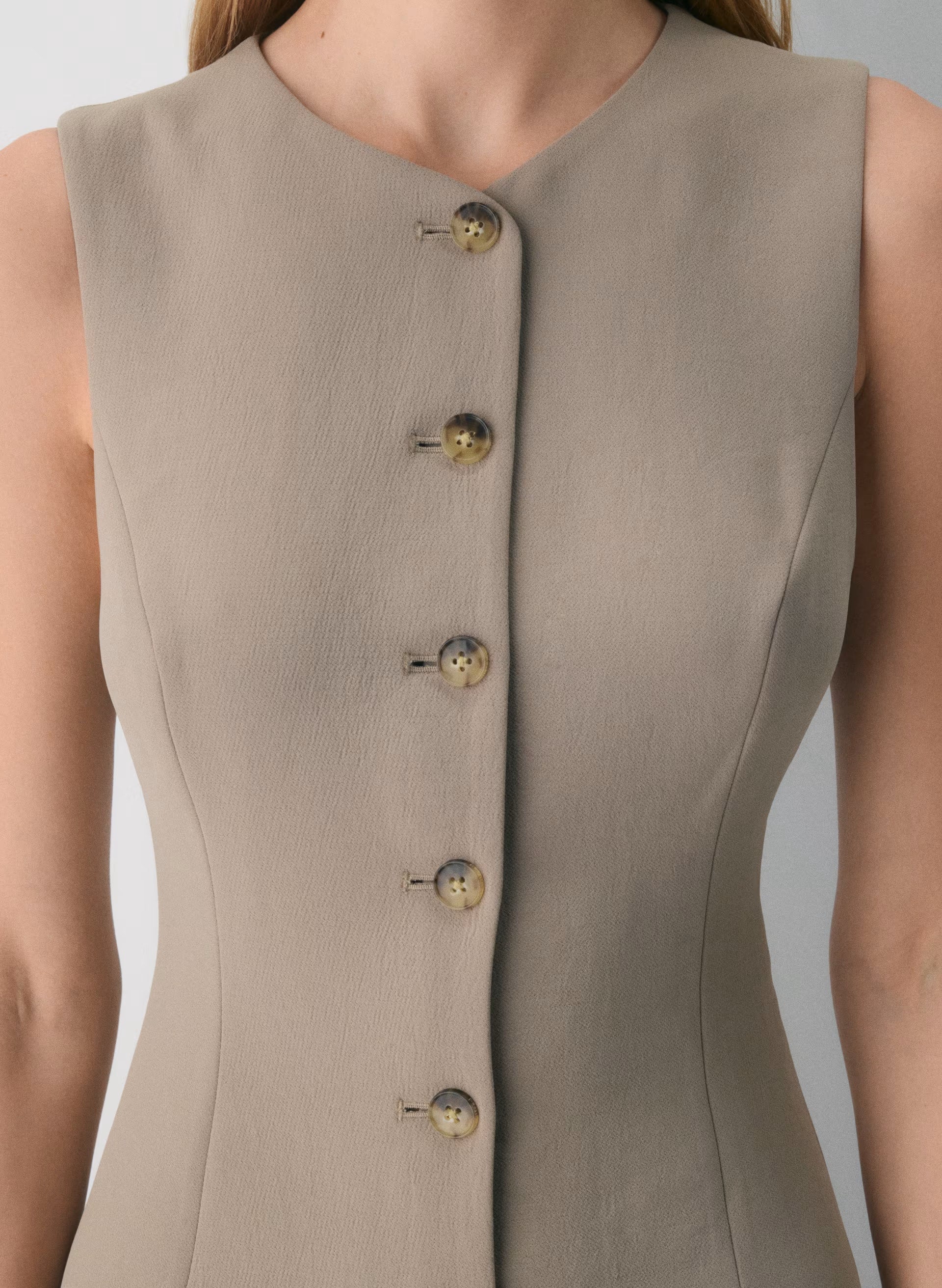 Regal Dress - Crepette™ - NOMAD TAUPE