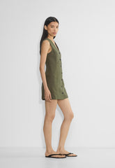 CruiseLinen™ Aria Dress - DARK OLIVE