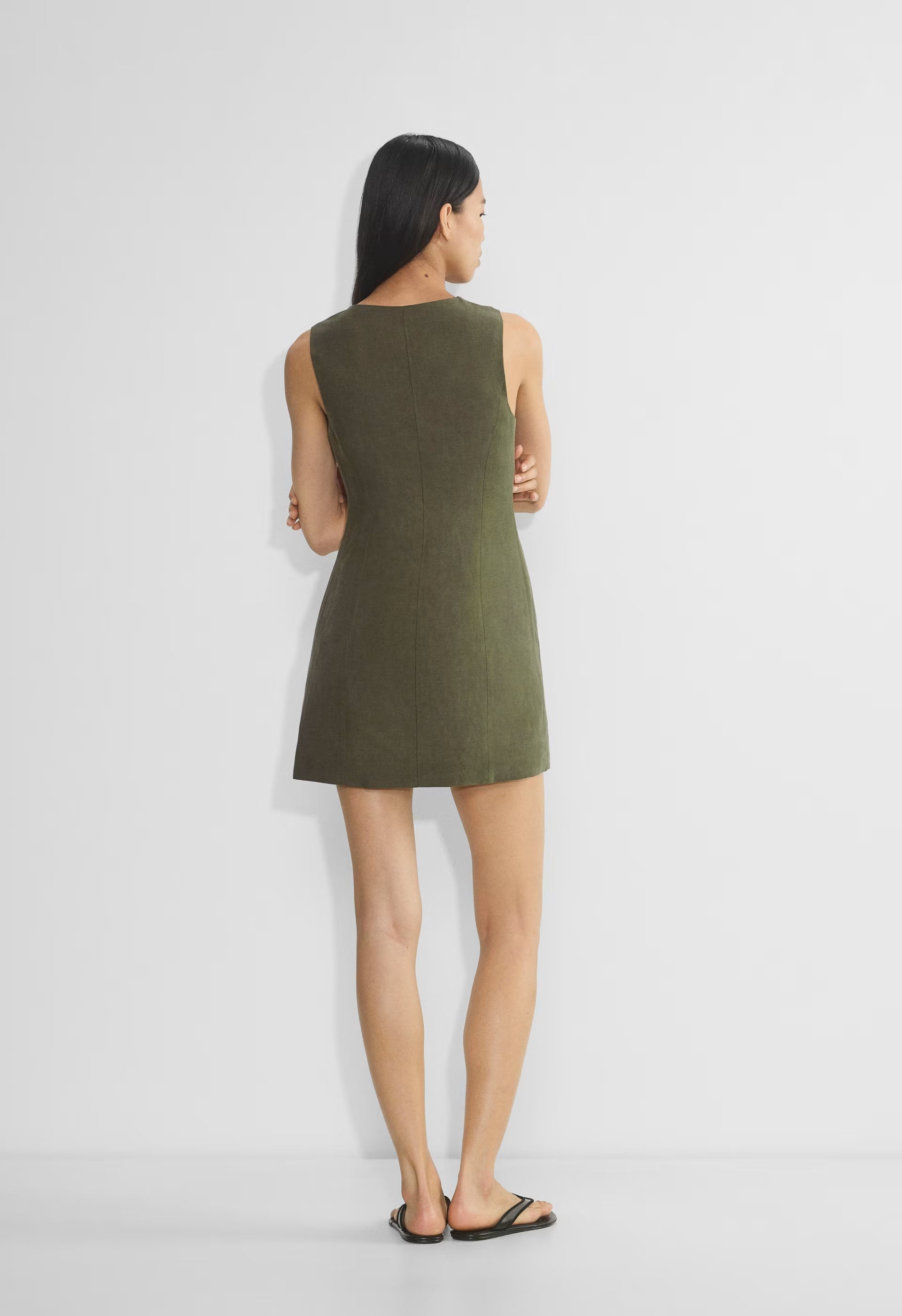CruiseLinen™ Aria Dress - DARK OLIVE