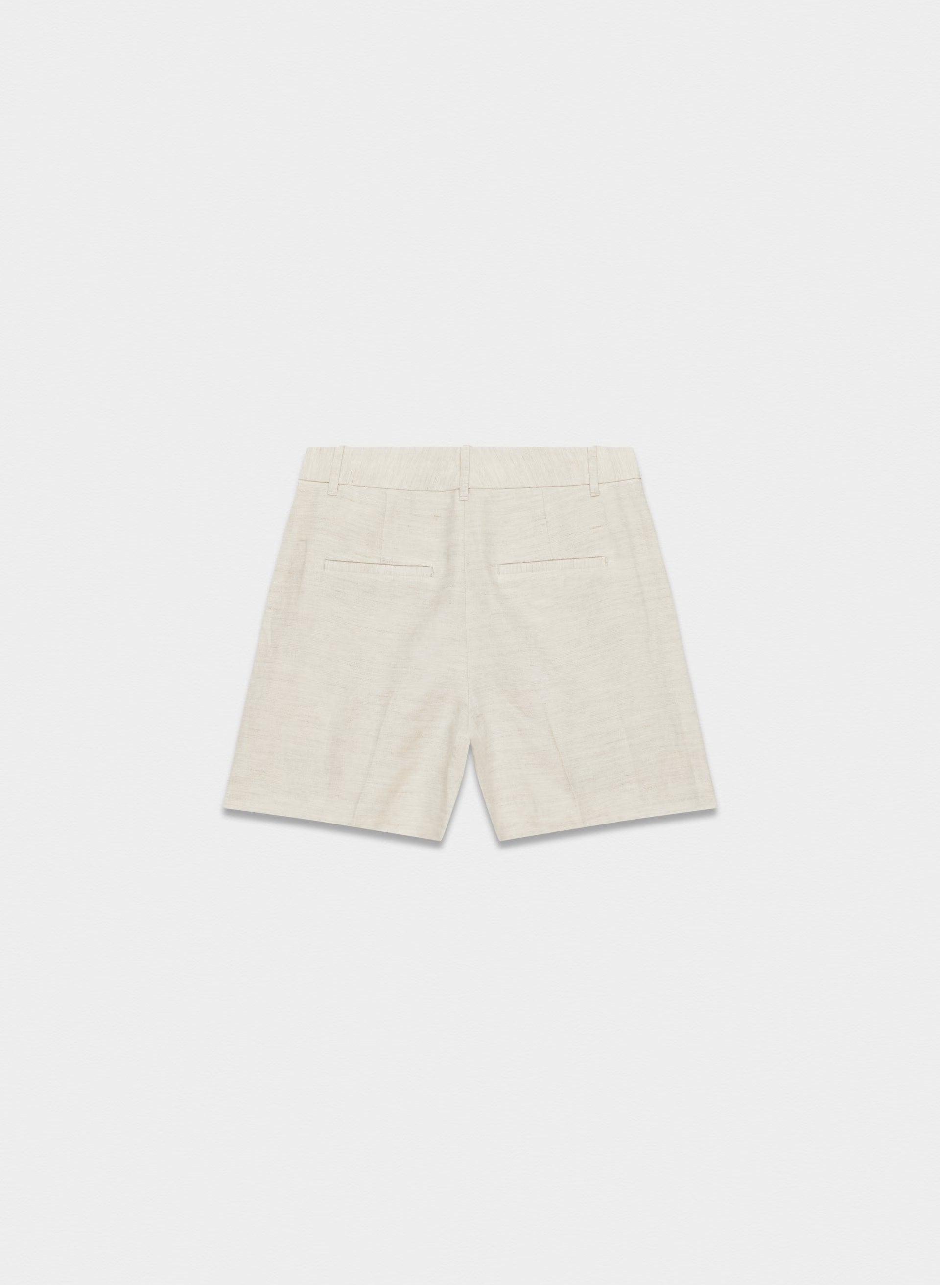 The Effortless Short™ Mid-Thigh - CruiseLinen™ - NATURAL ECRU