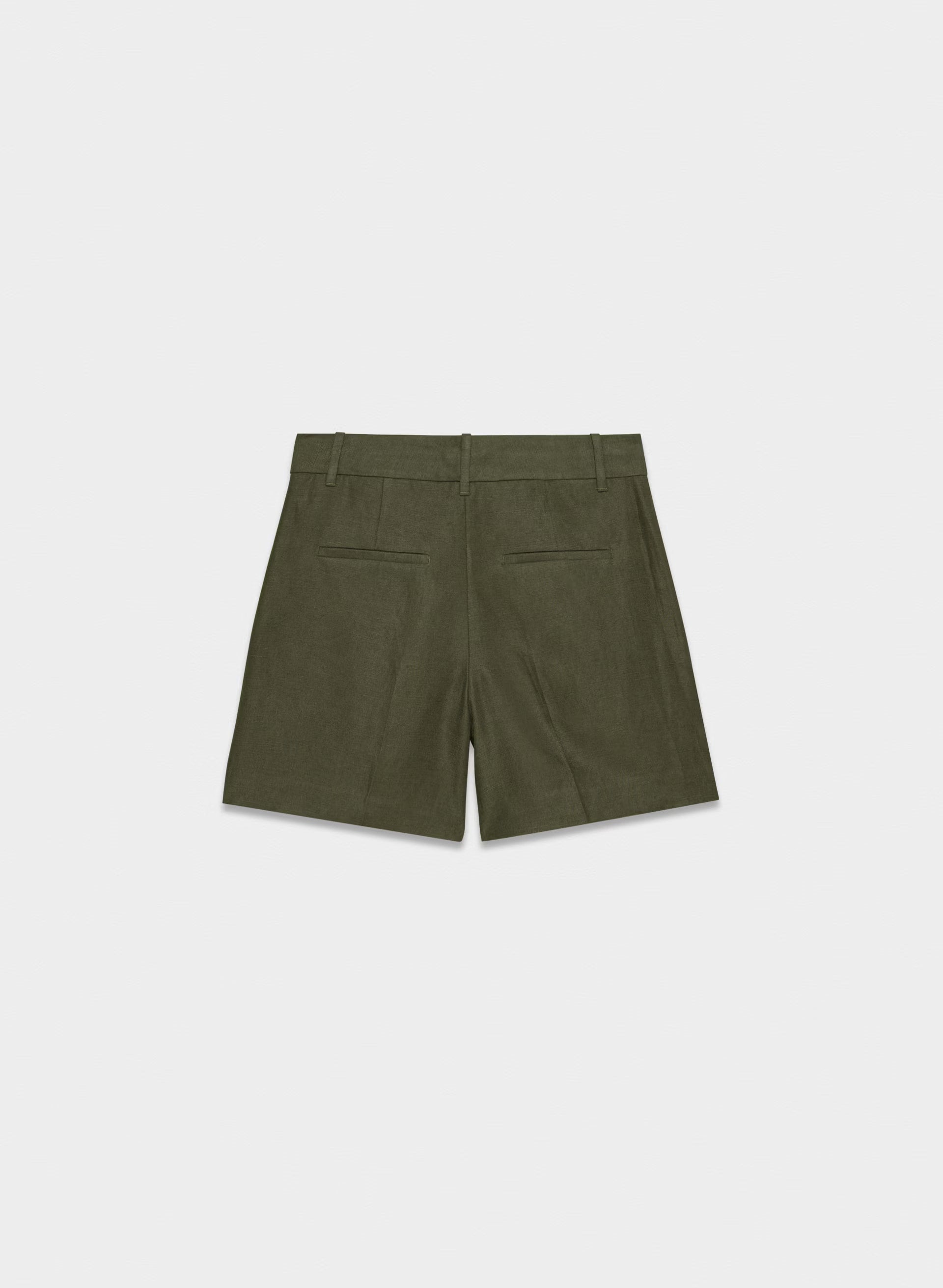 The Effortless Short™ Mid-Thigh - CruiseLinen™ - DARK OLIVE