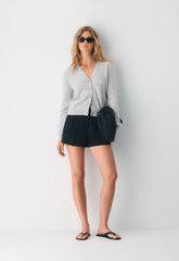 The Effortless Short™ Curve-fit Mini - Crepette™ - BLACK