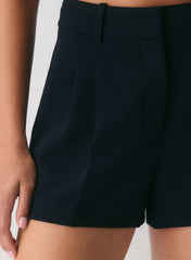 The Effortless Short™ Curve-fit Mini - Crepette™ - BLACK