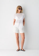 The Effortless Short™ Curve-Fit Mid-Thigh - Crepette™ - LIGHT BIRCH