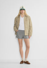 The Effortless Short™ Mini - Eversential™ Light - HEATHER DARK GREY