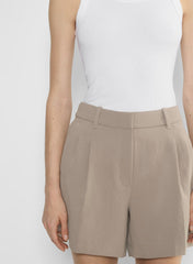 The Effortless Short™ Mid-Thigh - Crepette™ - NOMAD TAUPE