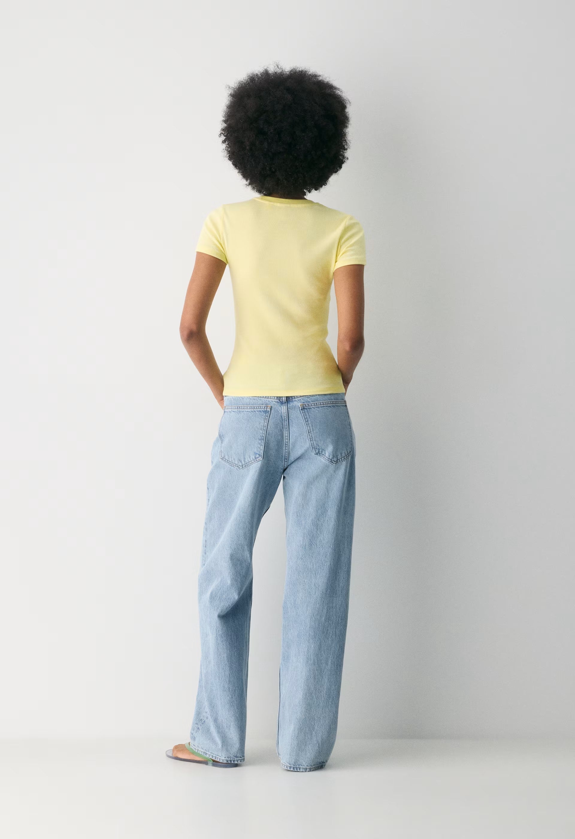 HomeStretch™ Rib Tune T-Shirt - LEMONADE