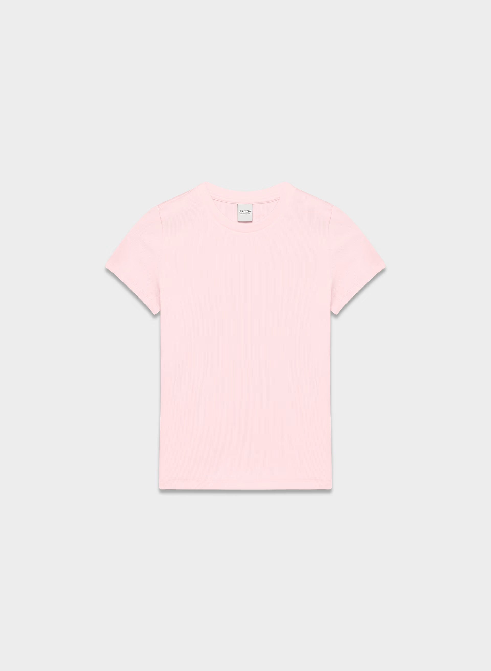 HomeStretch™ Rib Tune T-Shirt - VILLA PINK