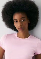 HomeStretch™ Rib Tune T-Shirt - MILKSHAKE PINK