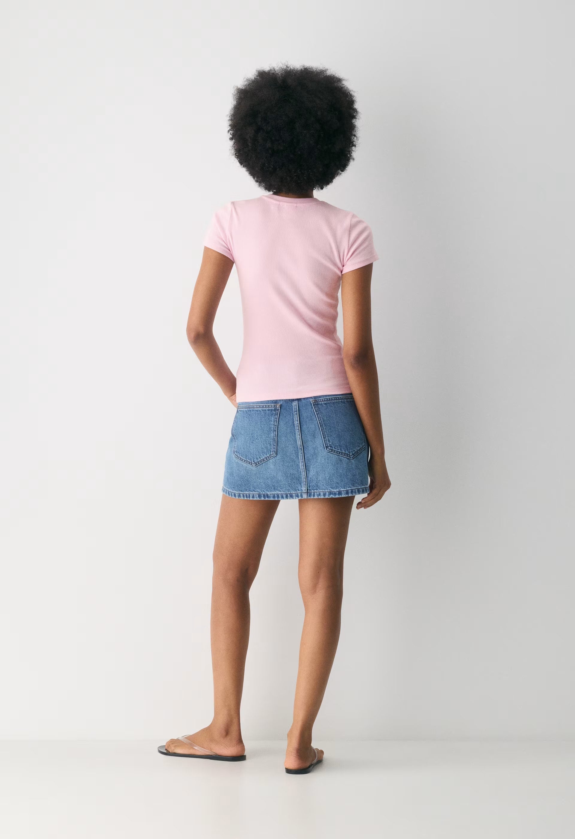 HomeStretch™ Rib Tune T-Shirt - MILKSHAKE PINK